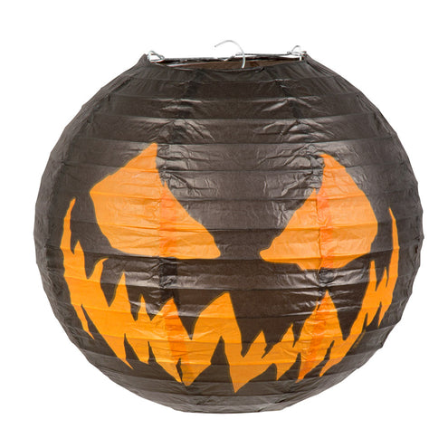 E-Carnavalskleding.nl Papieren lampion Creepy pumpkin