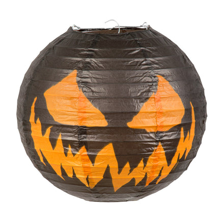 E-Carnavalskleding.nl Papieren lampion Creepy pumpkin