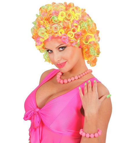 E-Carnavalskleding.nl Parelarmband 70's rose