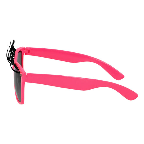 E-Carnavalskleding.nl Partybril Bliss roze met wimpers