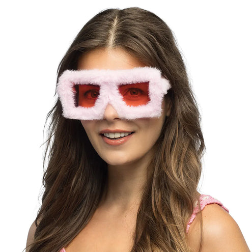 E-Carnavalskleding.nl Partybril Fluffy