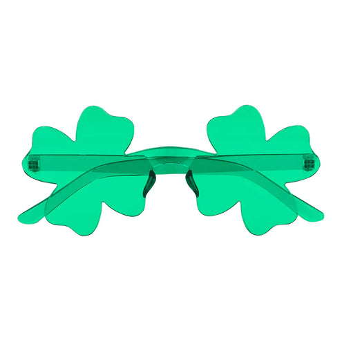 E-Carnavalskleding.nl Partybril St. Patrick klavertje vier