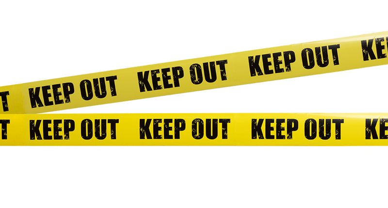 E-Carnavalskleding.nl PE afzetlint 'Keep out'