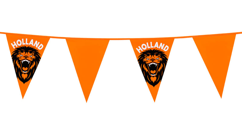 E-Carnavalskleding.nl PE reuzenvlaggenlijn Brullende leeuw 'Holland'