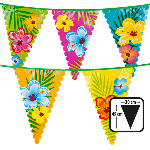 E-Carnavalskleding.nl PE reuzenvlaggenlijn Hibiscus