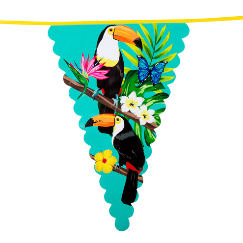 E-Carnavalskleding.nl PE reuzenvlaggenlijn Toekan