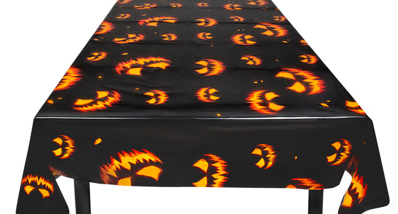 E-Carnavalskleding.nl PE tafelkleed Creepy pumpkin
