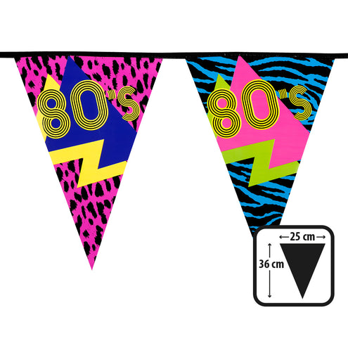 E-Carnavalskleding.nl PE vlaggenlijn 80's