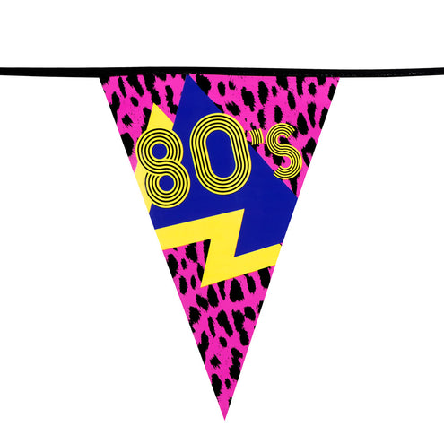 E-Carnavalskleding.nl PE vlaggenlijn 80's