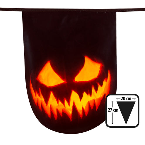 E-Carnavalskleding.nl PE vlaggenlijn Creepy pumpkin