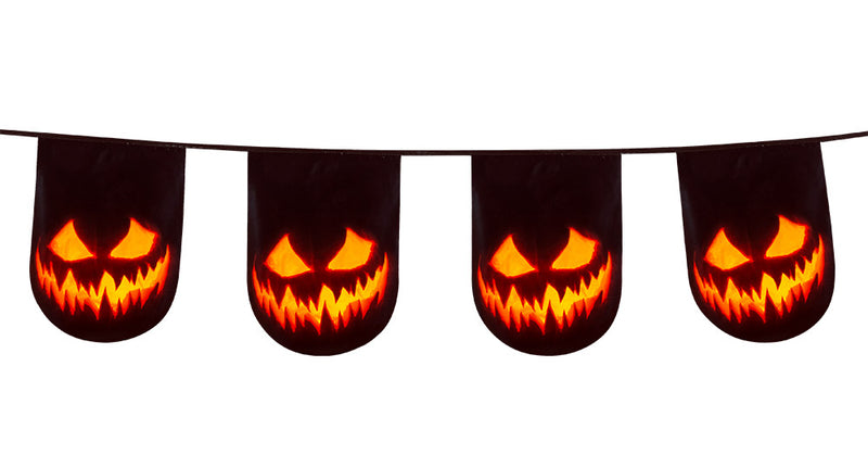 E-Carnavalskleding.nl PE vlaggenlijn Creepy pumpkin