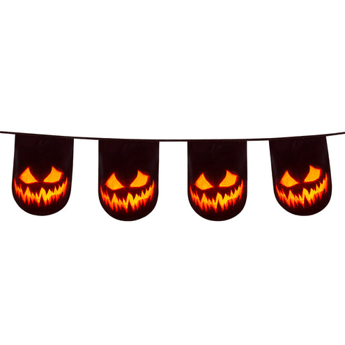 E-Carnavalskleding.nl PE vlaggenlijn Creepy pumpkin