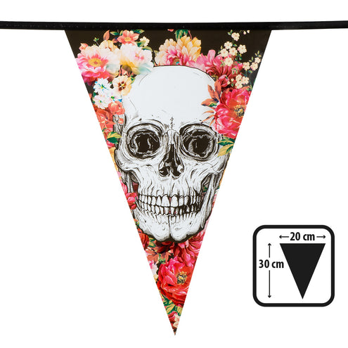 E-Carnavalskleding.nl PE vlaggenlijn Day of the Dead