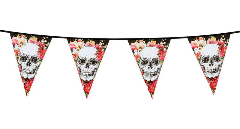 E-Carnavalskleding.nl PE vlaggenlijn Day of the Dead