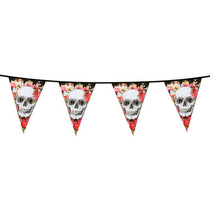 E-Carnavalskleding.nl PE vlaggenlijn Day of the Dead