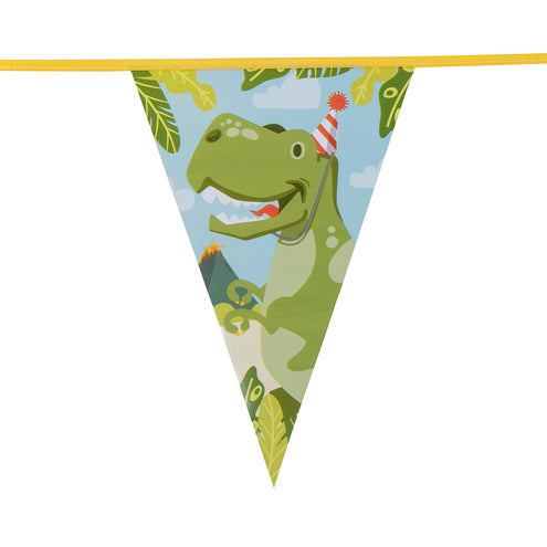 E-Carnavalskleding.nl PE vlaggenlijn Dino party