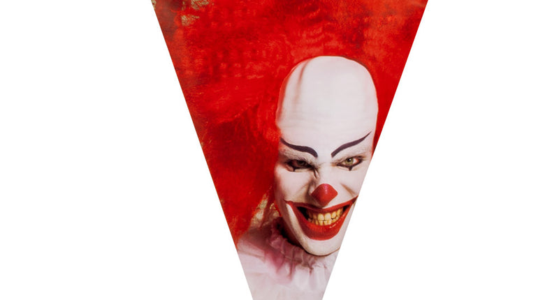 E-Carnavalskleding.nl PE vlaggenlijn Horror clown