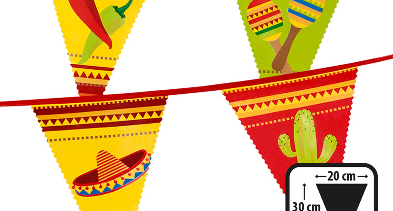 E-Carnavalskleding.nl PE vlaggenlijn Mexico