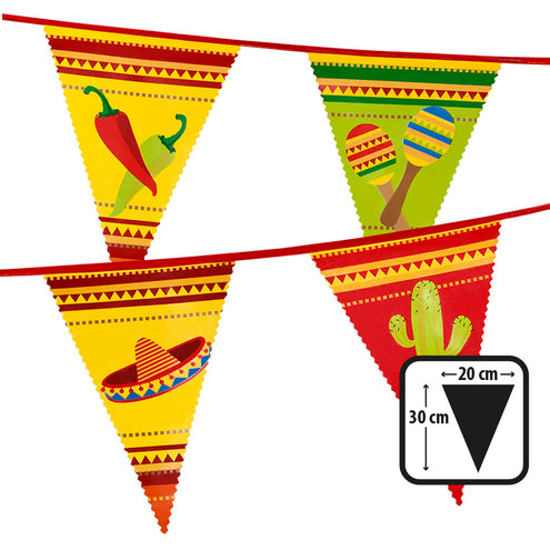 E-Carnavalskleding.nl PE vlaggenlijn Mexico