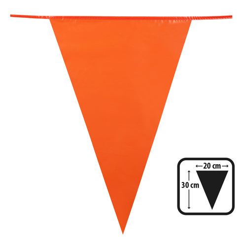 E-Carnavalskleding.nl PE vlaggenlijn oranje