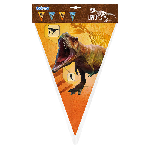 E-Carnavalskleding.nl PE vlaggenlijn T-rex