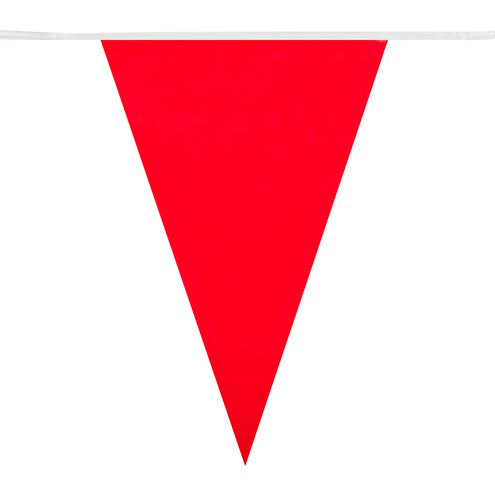 E-Carnavalskleding.nl PE vlaggenlijn wit/rood