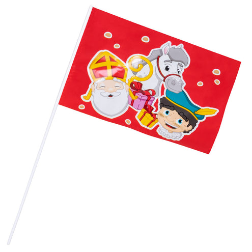 E-Carnavalskleding.nl PE zwaaivlag Sinterklaas