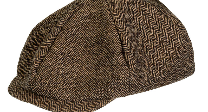 E-Carnavalskleding.nl Peaky blinders pet plat bruin