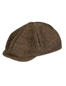 E-Carnavalskleding.nl Peaky blinders pet plat bruin