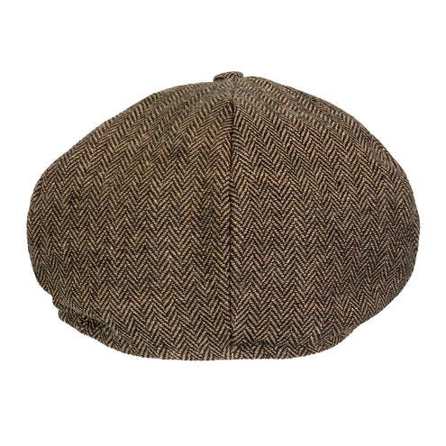 E-Carnavalskleding.nl Peaky blinders pet plat bruin