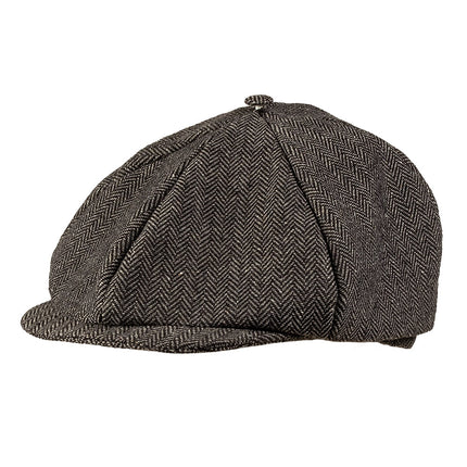 E-Carnavalskleding.nl Peaky Blinders pet plat grijs