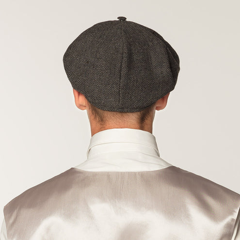 E-Carnavalskleding.nl Peaky Blinders pet plat grijs