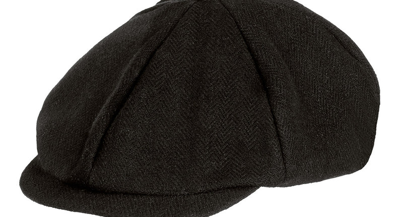 E-Carnavalskleding.nl Peaky Blinders pet plat zwart