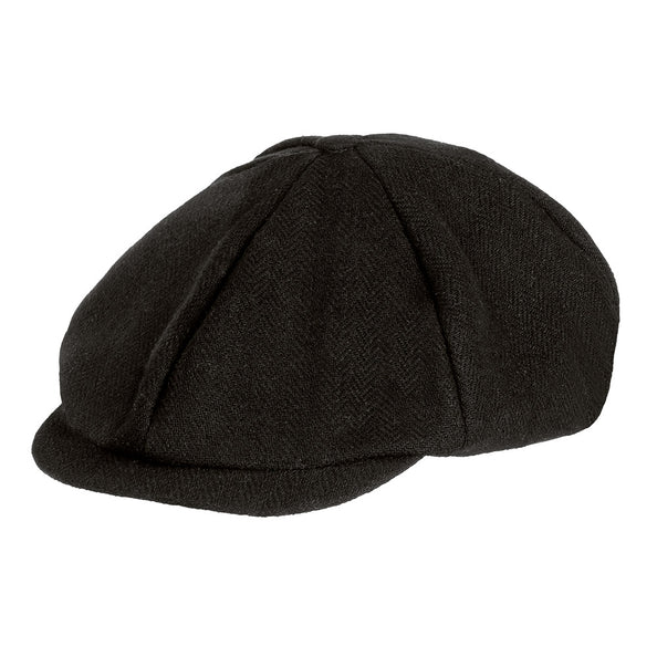 E-Carnavalskleding.nl Peaky Blinders pet plat zwart