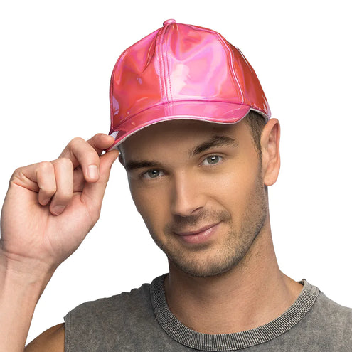 E-Carnavalskleding.nl Pet Holografisch roze