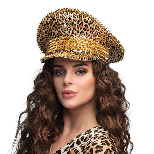E-Carnavalskleding.nl Pet panter print goud Panthera