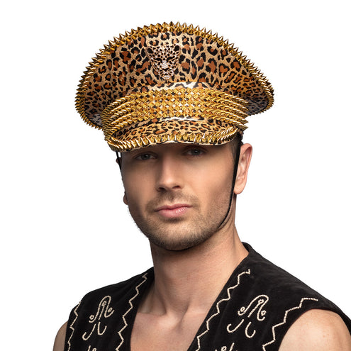 E-Carnavalskleding.nl Pet panter print goud Panthera
