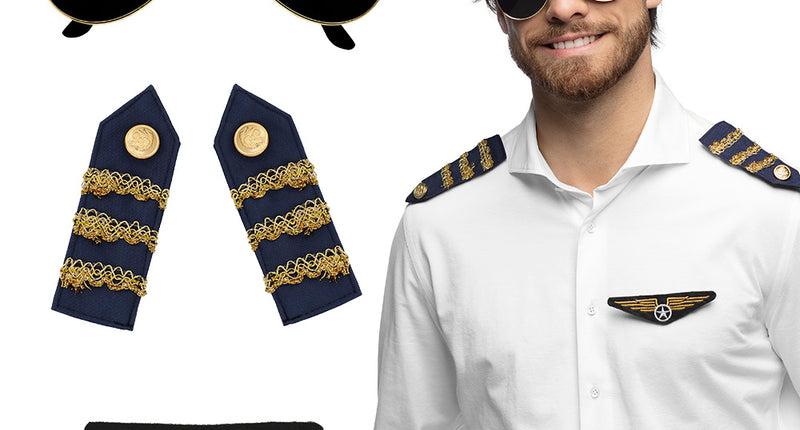 E-Carnavalskleding.nl Piloot accessoires set