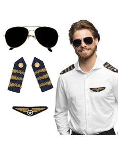 E-Carnavalskleding.nl Piloot accessoires set