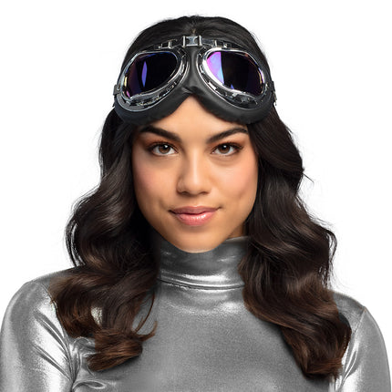 E-Carnavalskleding.nl Pilotenbril retro vliegenier