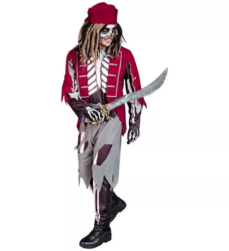 E-Carnavalskleding.nl Piraat skelet kostuum Jack