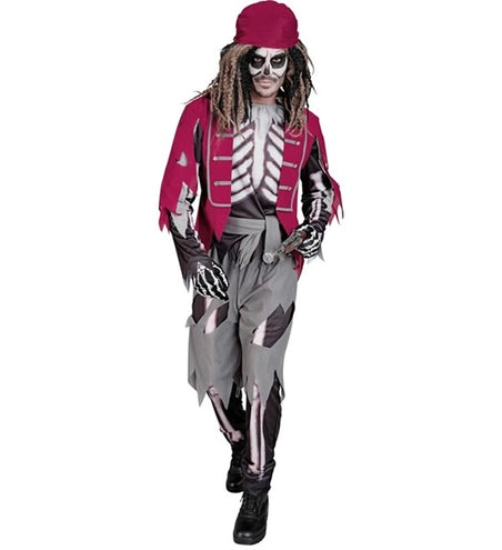 E-Carnavalskleding.nl Piraat skelet kostuum Jack