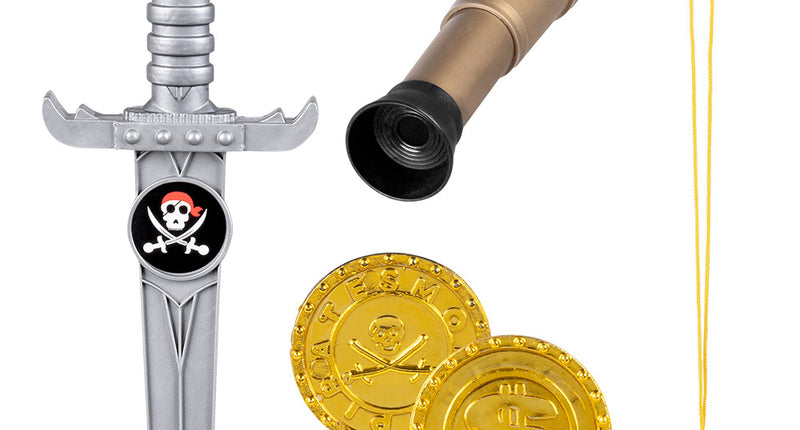 E-Carnavalskleding.nl Piraten accessoires set compleet