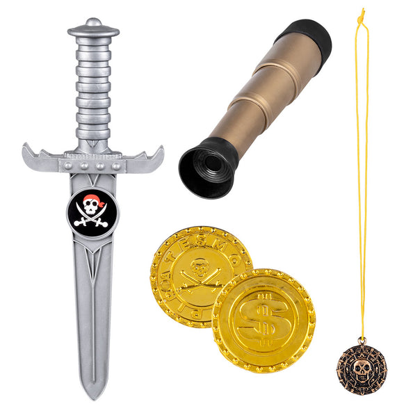 E-Carnavalskleding.nl Piraten accessoires set compleet