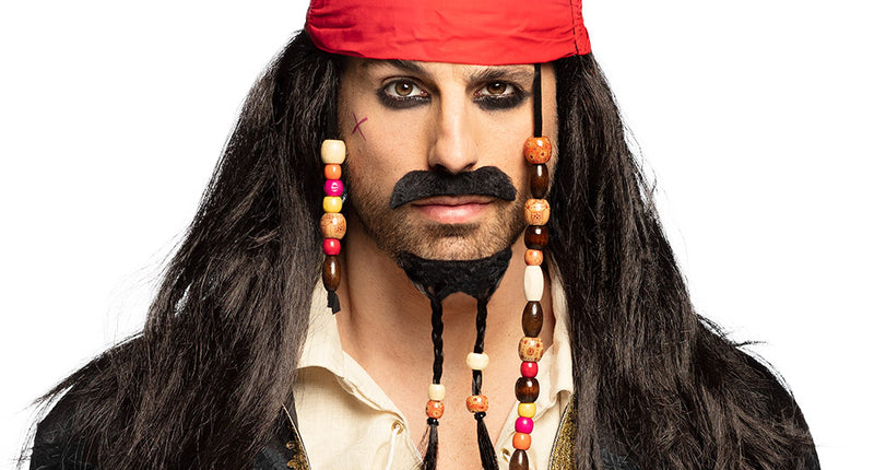 E-Carnavalskleding.nl Piraten pruik Pirates of the Carib Jack Sparr