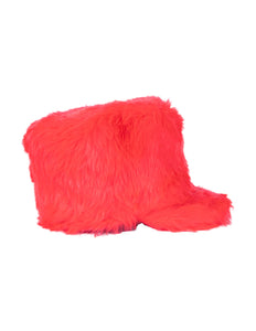 E-Carnavalskleding.nl Pluche fanfare hoed harmonie rood 15 cm