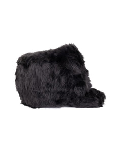 E-Carnavalskleding.nl Pluche fanfare hoed harmonie zwart 15 cm