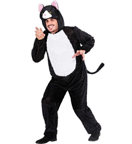E-Carnavalskleding.nl Plushe kattenpak Catty