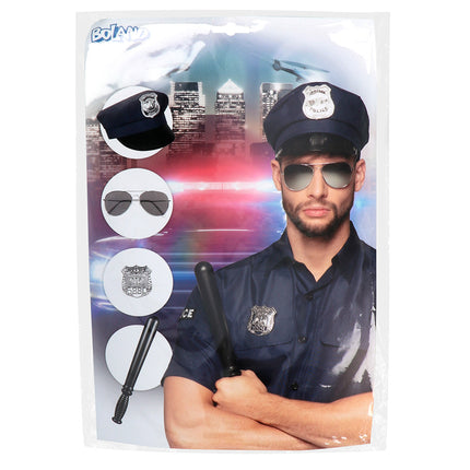 E-Carnavalskleding.nl Politie accessoires verkleed set