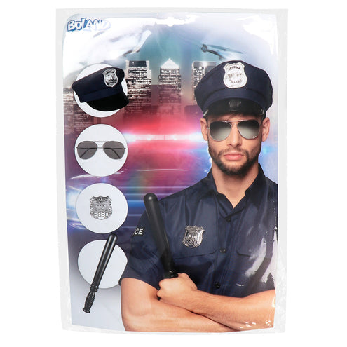 E-Carnavalskleding.nl Politie accessoires verkleed set